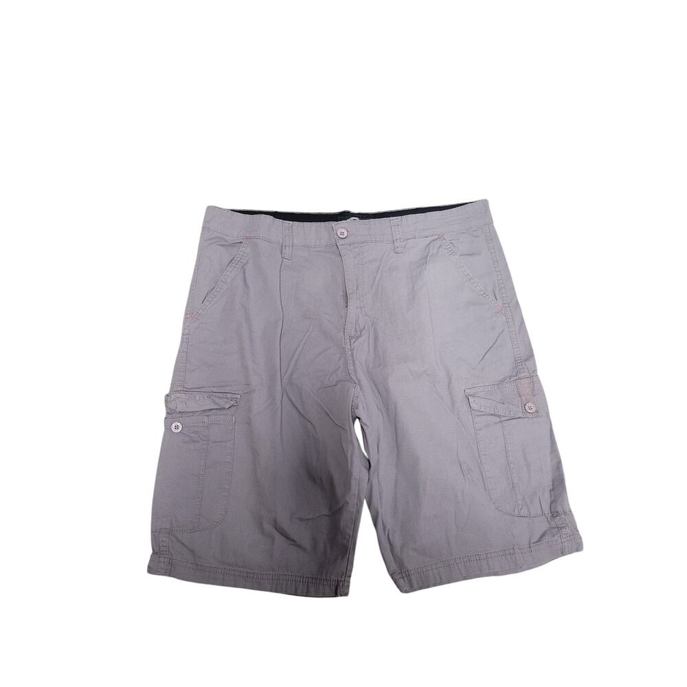Beverly Hills Polo Club Gray Men's Cargo Shorts 11" Inseam Men's Size 36